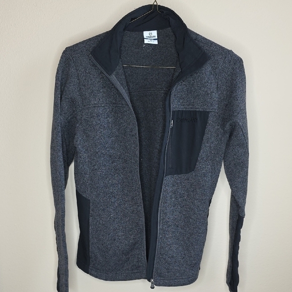 Magellan Outdoors Gray Zip Up Jacket with Athletic Style - Picture 1 of 4